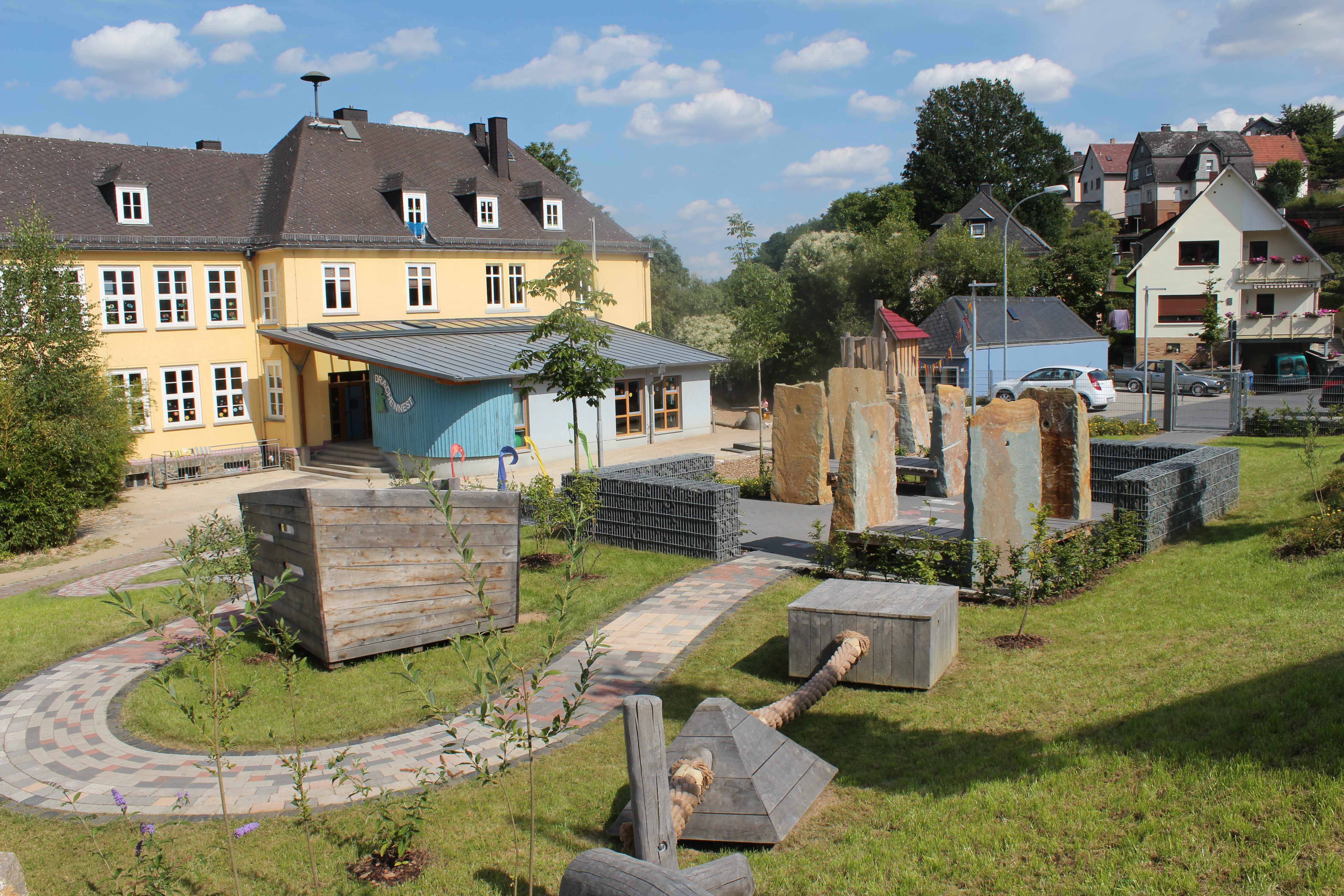 Kindergarten Drachennest - Landschaftsarchitektur Burghammer Wetzlar